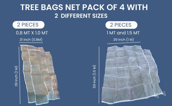 Premium Tree Bags Net, 4 Bags/Pack - Image 2